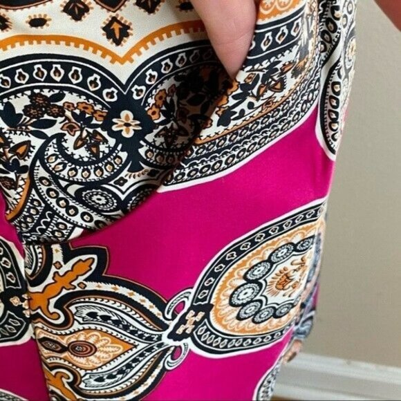 Anthropologie Moulinette Soeurs Paisley Pink Dress - Picture 5 of 8